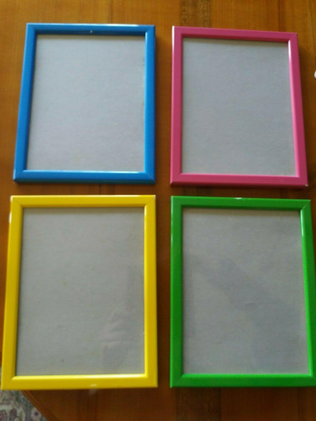 4 cornici moderne diversi colori
