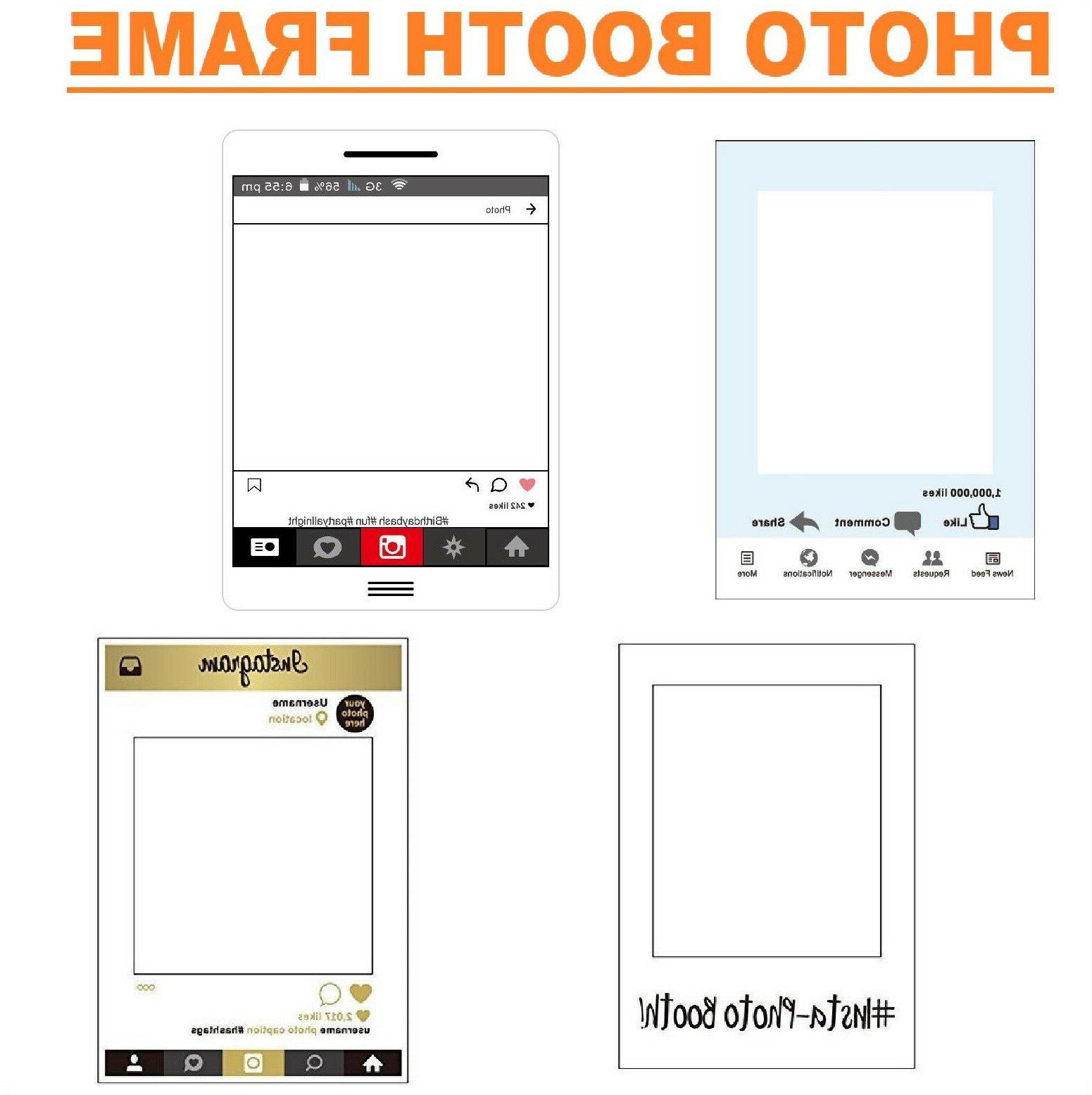 48 x 68cm foto booth sostegno telaio
