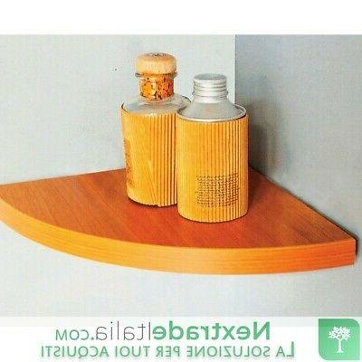 5pz mensola angolo squadrata noce cm 50x50x1