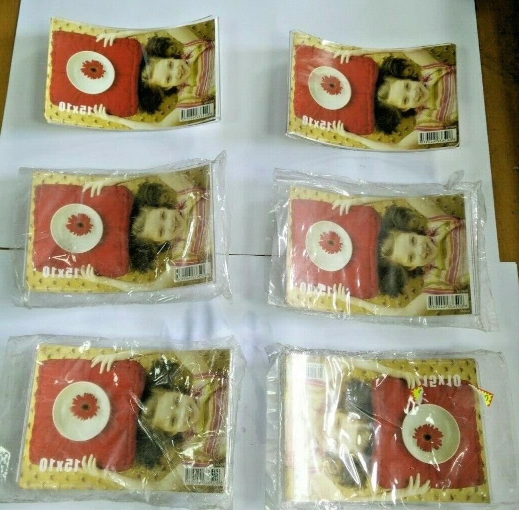 6 cornici ricurve 15x10 per foto plastica