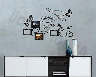 adesivi murali cornici foto love decorazioni da