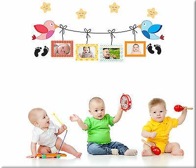 adesivi murali cornici portafoto camerette bambini wall