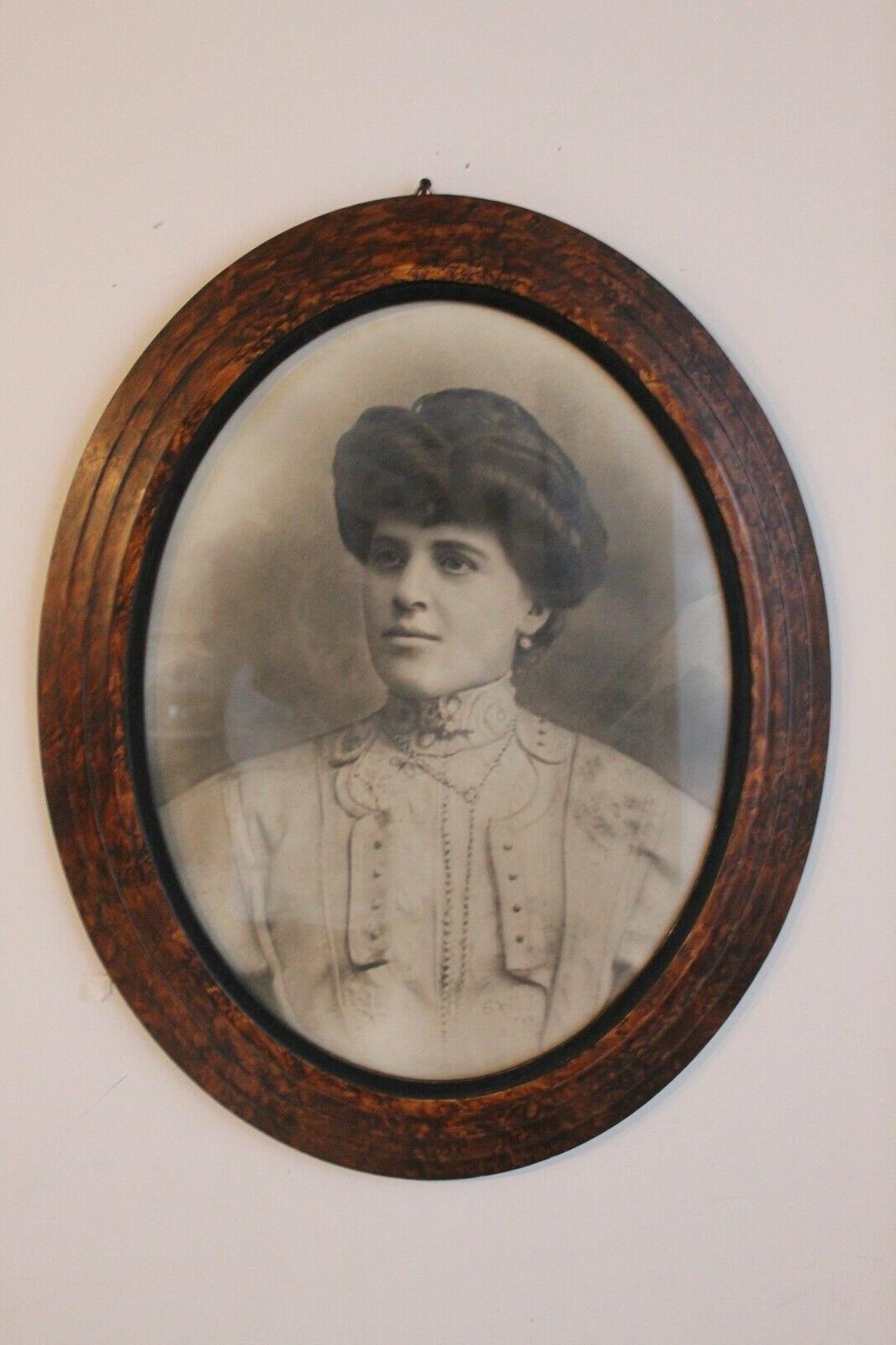 antico vintage 1900 grande foto ritratto di