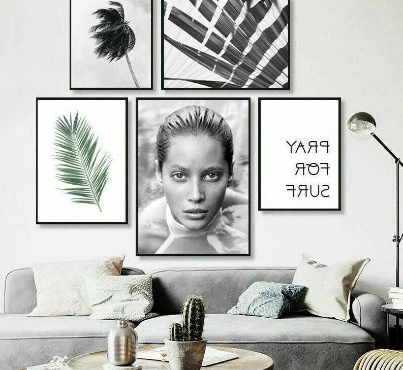 bambina decorazione foto nero e bianco poster