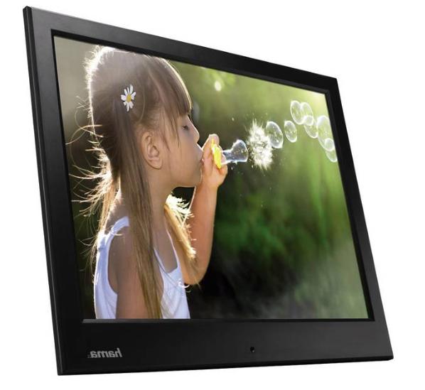 basic steel digital photo frame 9 7