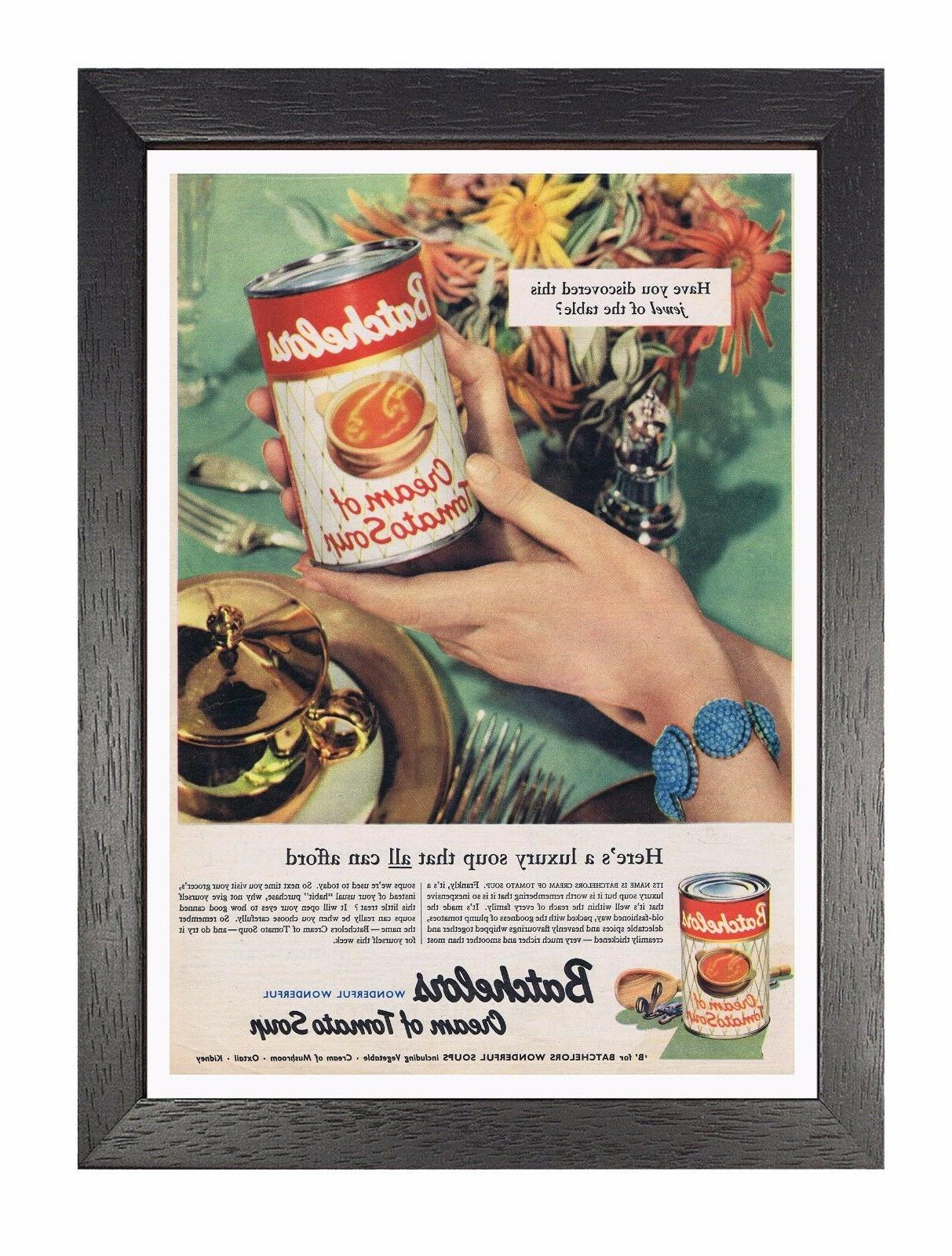 batchelors zuppa vecchia pubblicita immagine vintage foto