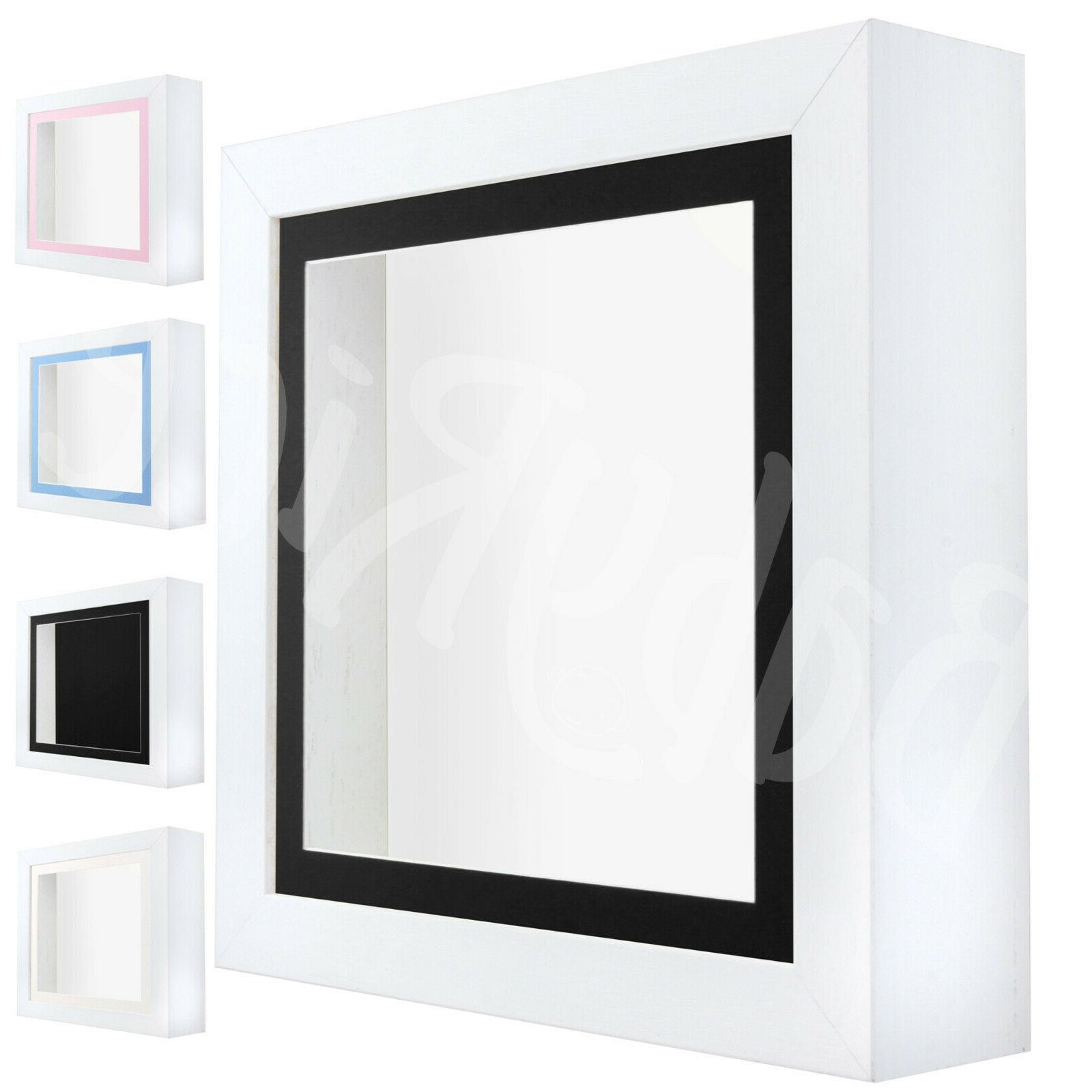 bianco ombra scatola profondo display foto 3d