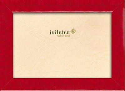 biante rosso cornice per foto in legno