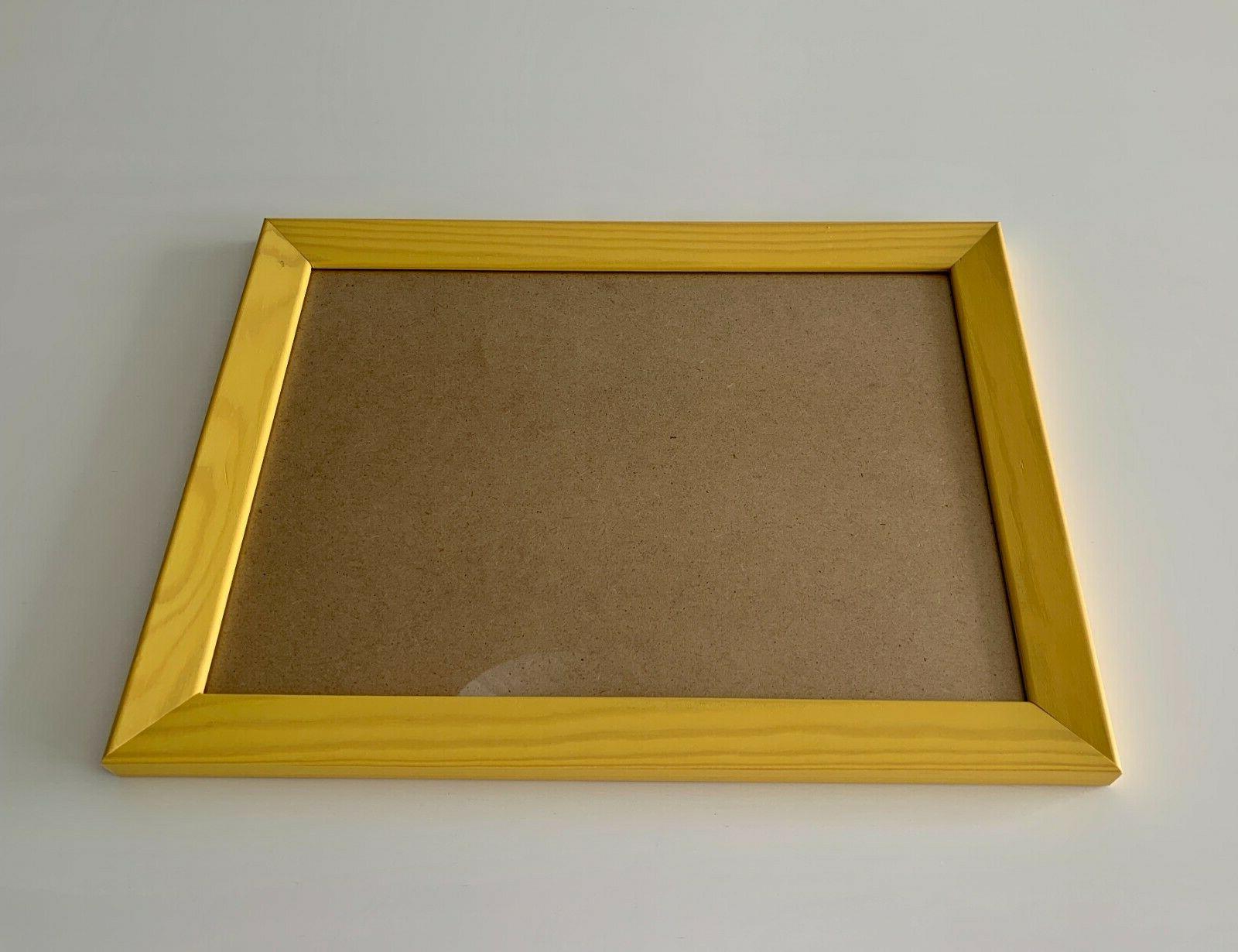 cornice 21 x 29 7 giallo legno
