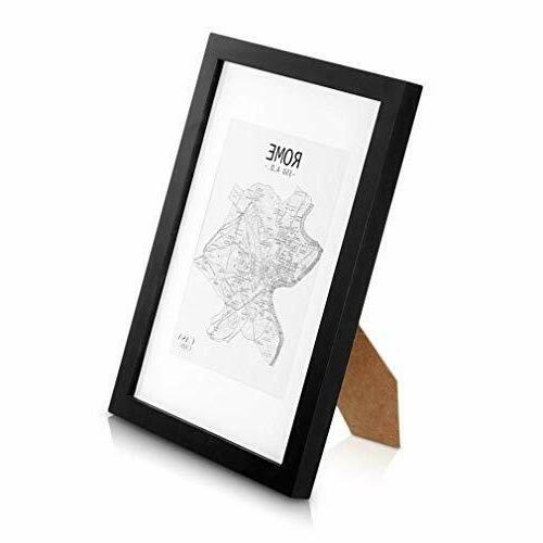 cornice a4 nera passepartout per foto 15x20