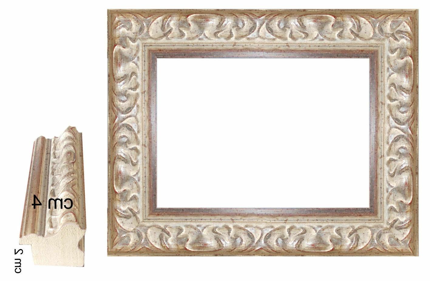 cornice argento classica per quadri foto stampe