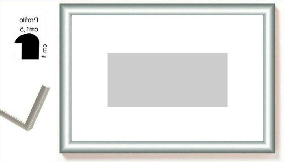 cornice argento in legno bomberino x foto