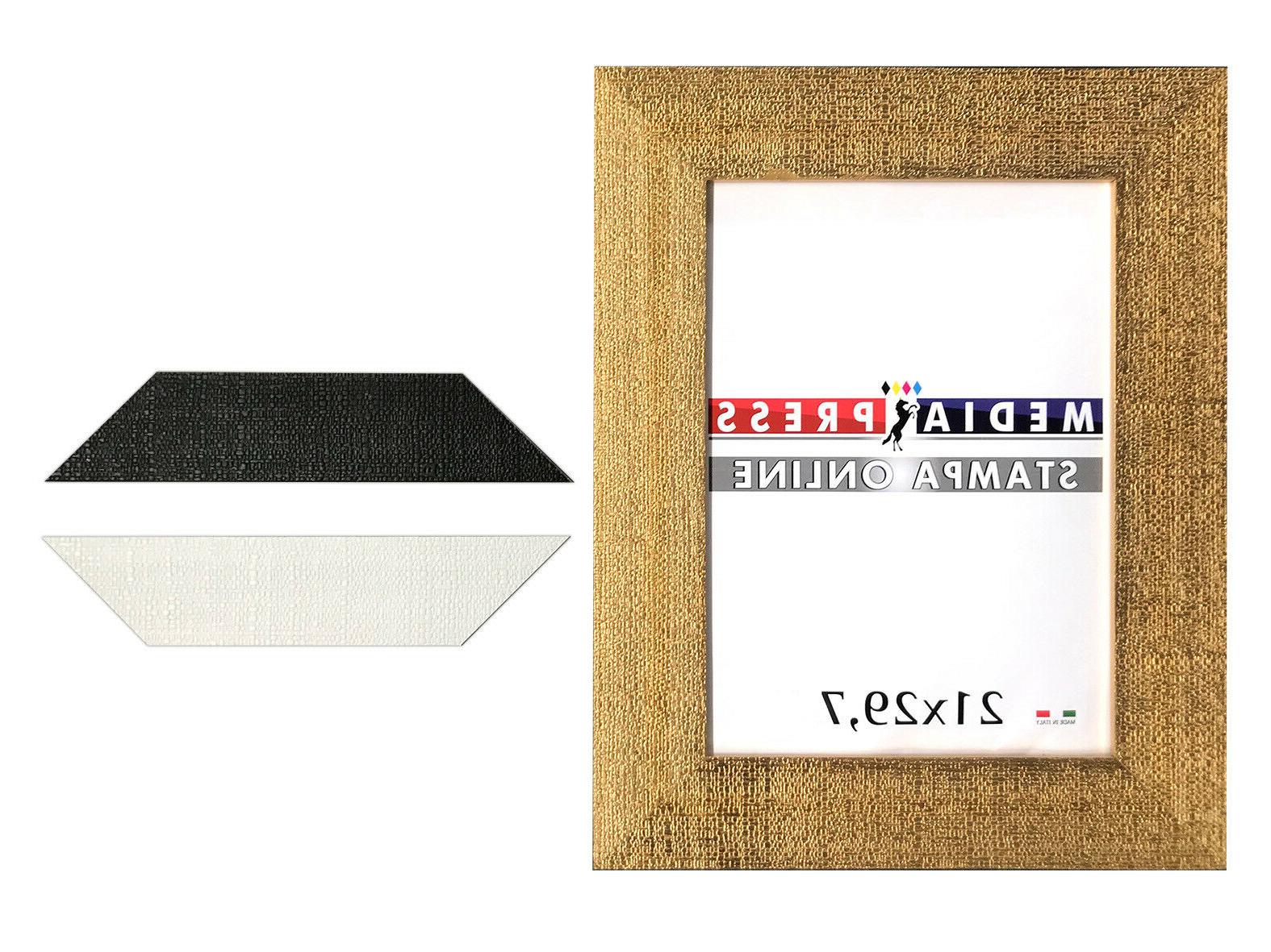 cornice da parete piatta in legno effetto