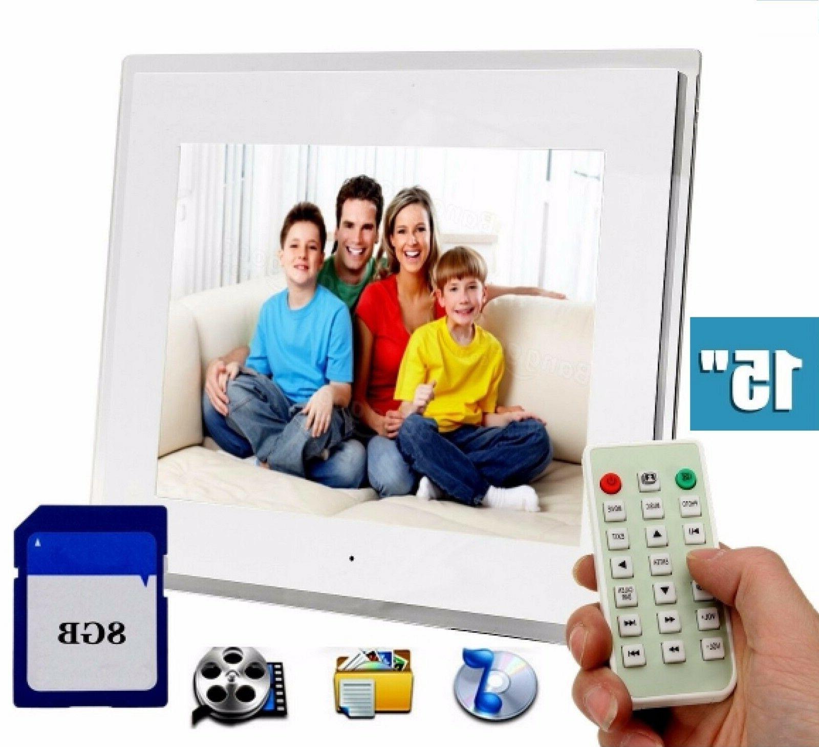 cornice digitale hd 15 pollici con 8gb