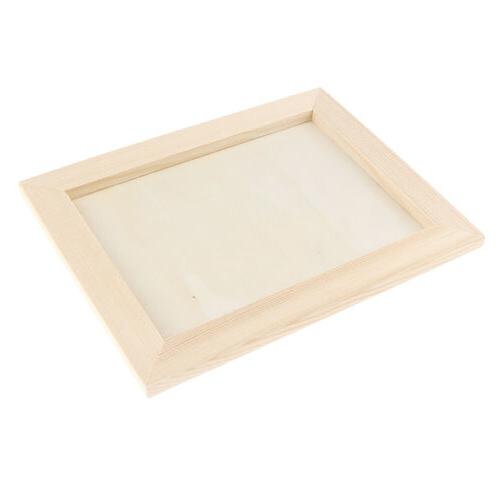cornice familiare in legno naturale da appendere