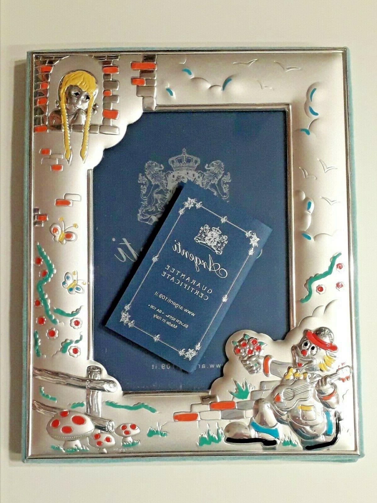 cornice foto argento 925 made in italy