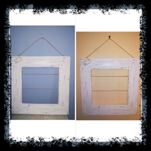 cornice foto fotografie da parete bianco shabby