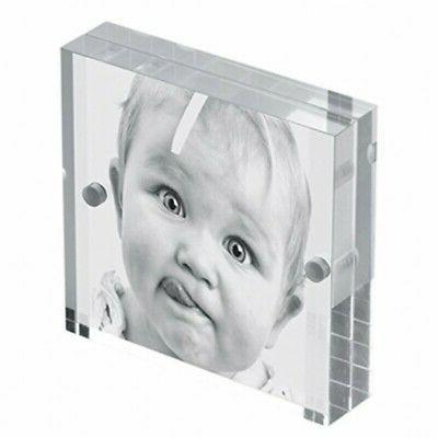 cornice fotografica 10x10 m215 portafoto trasparente con
