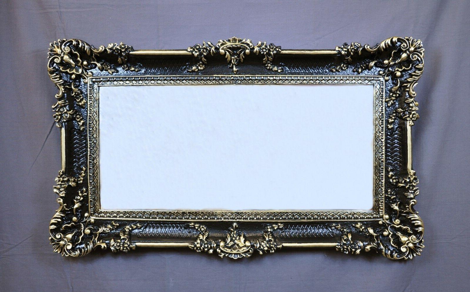 cornice grande nero e oro stile barocco