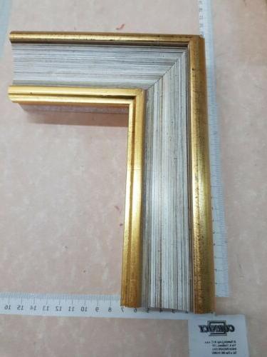 cornice in legno abete oroa a foglia