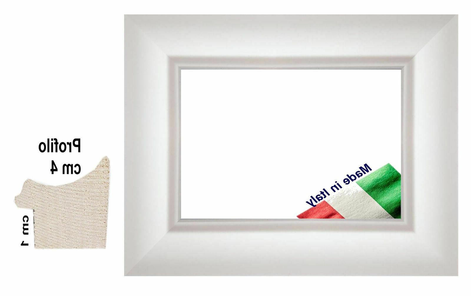 cornice in legno bianca a sguscio opaca