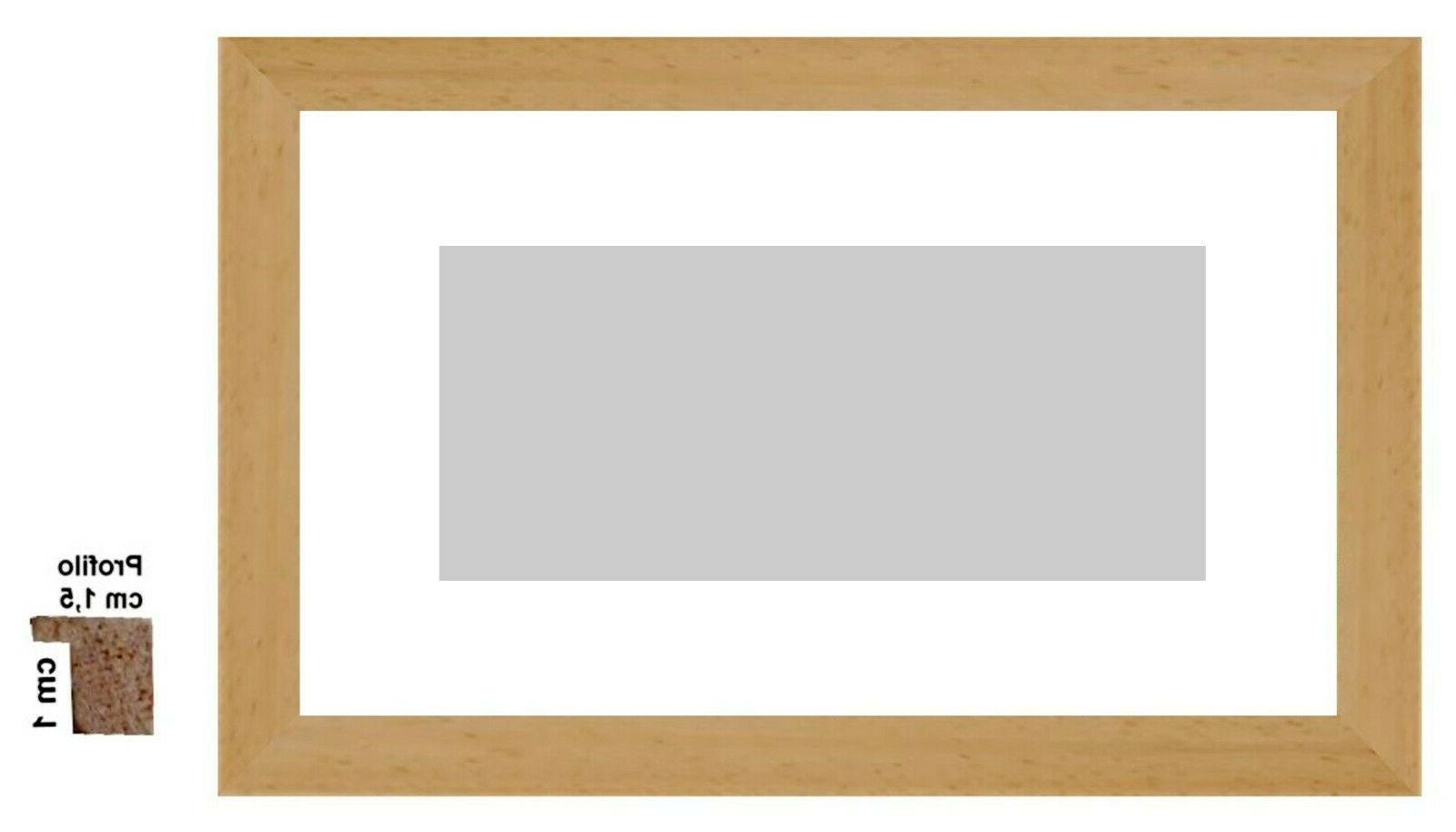 cornice in legno faggio per foto stampe