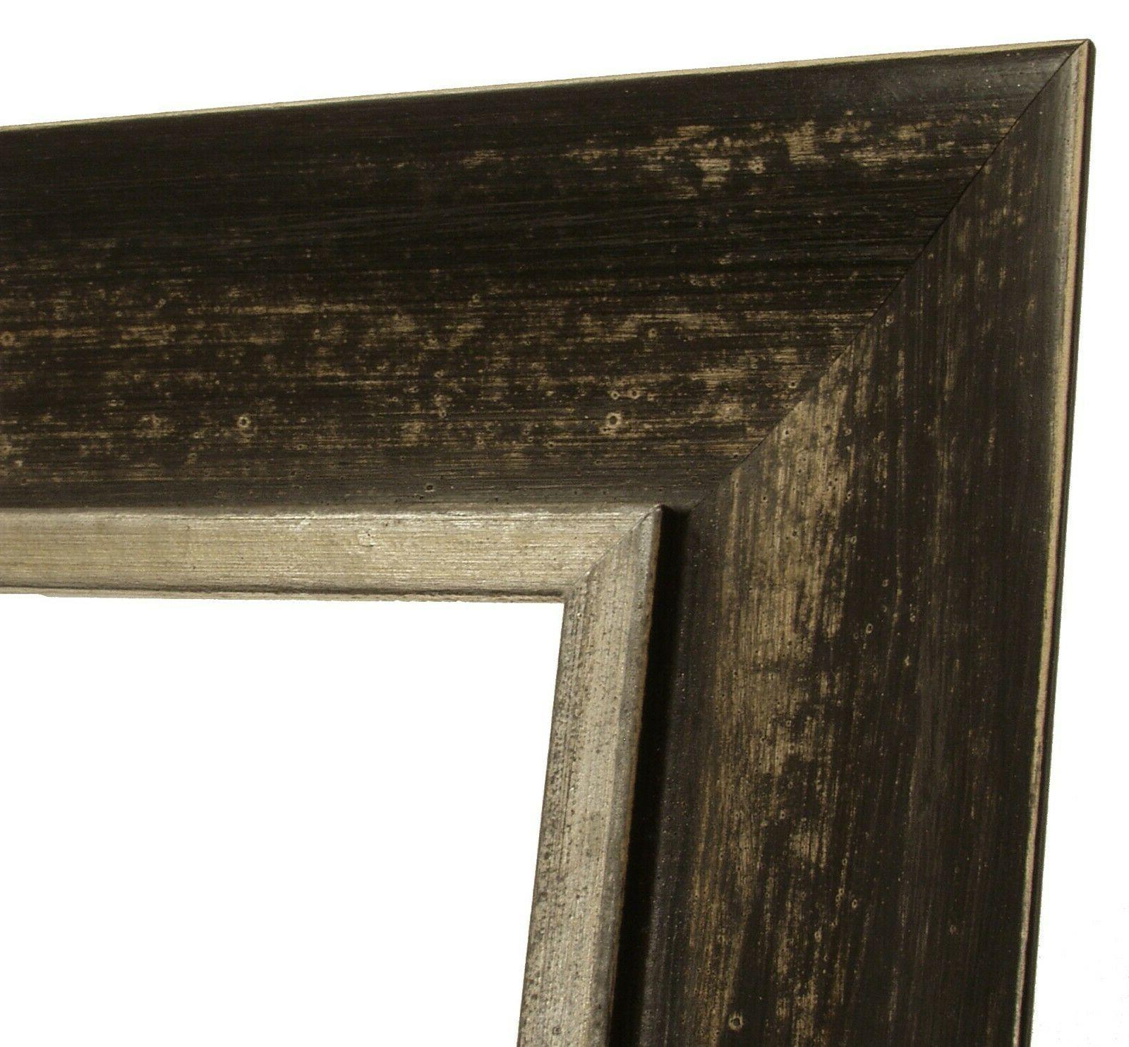 cornice in legno finitura nero consumato f