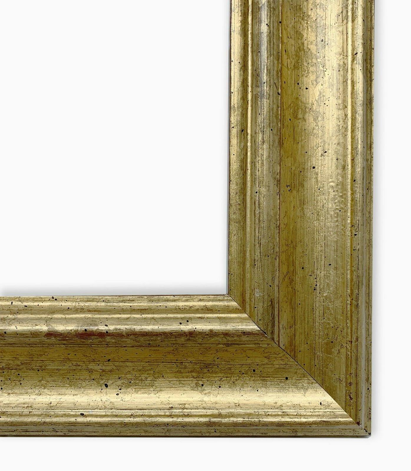 cornice in legno finitura oro foglia art