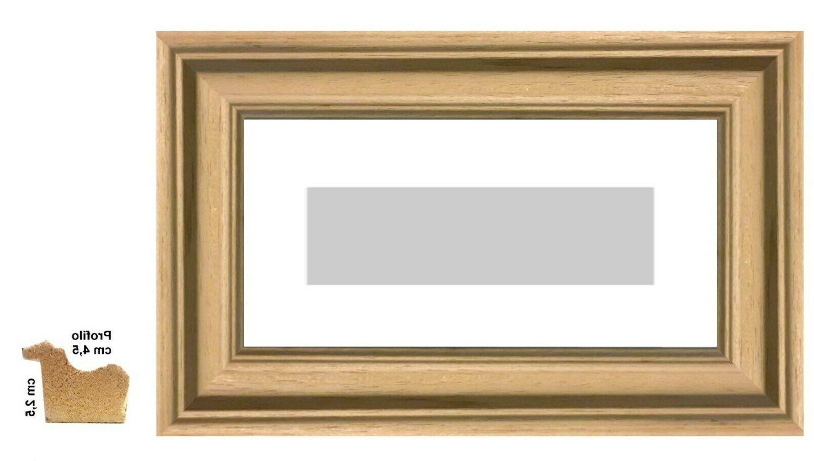 cornice in legno grezzo a sguscio con