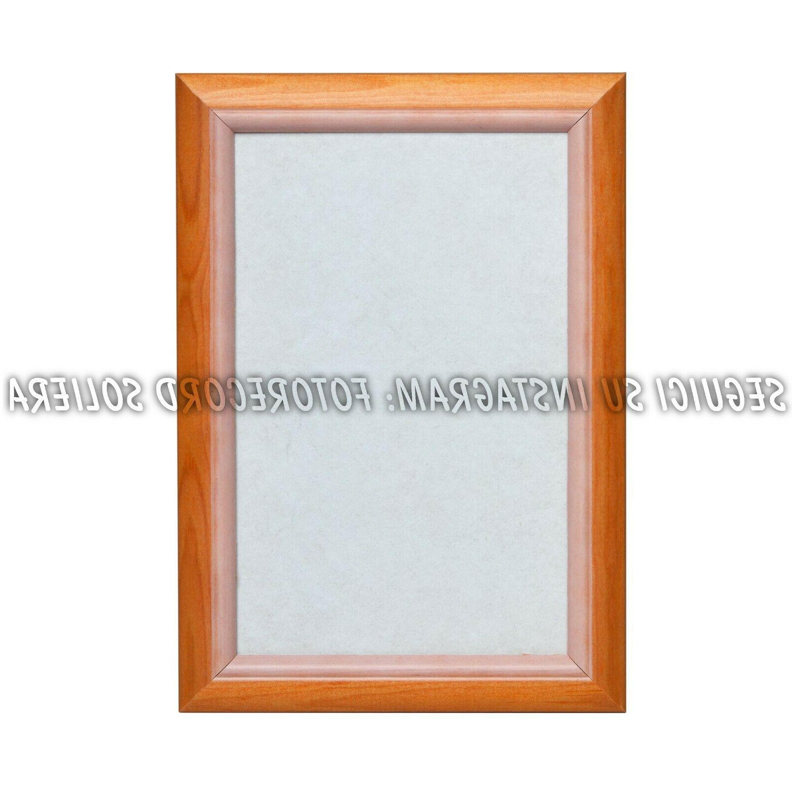 cornice in legno per foto 10x15 arancione