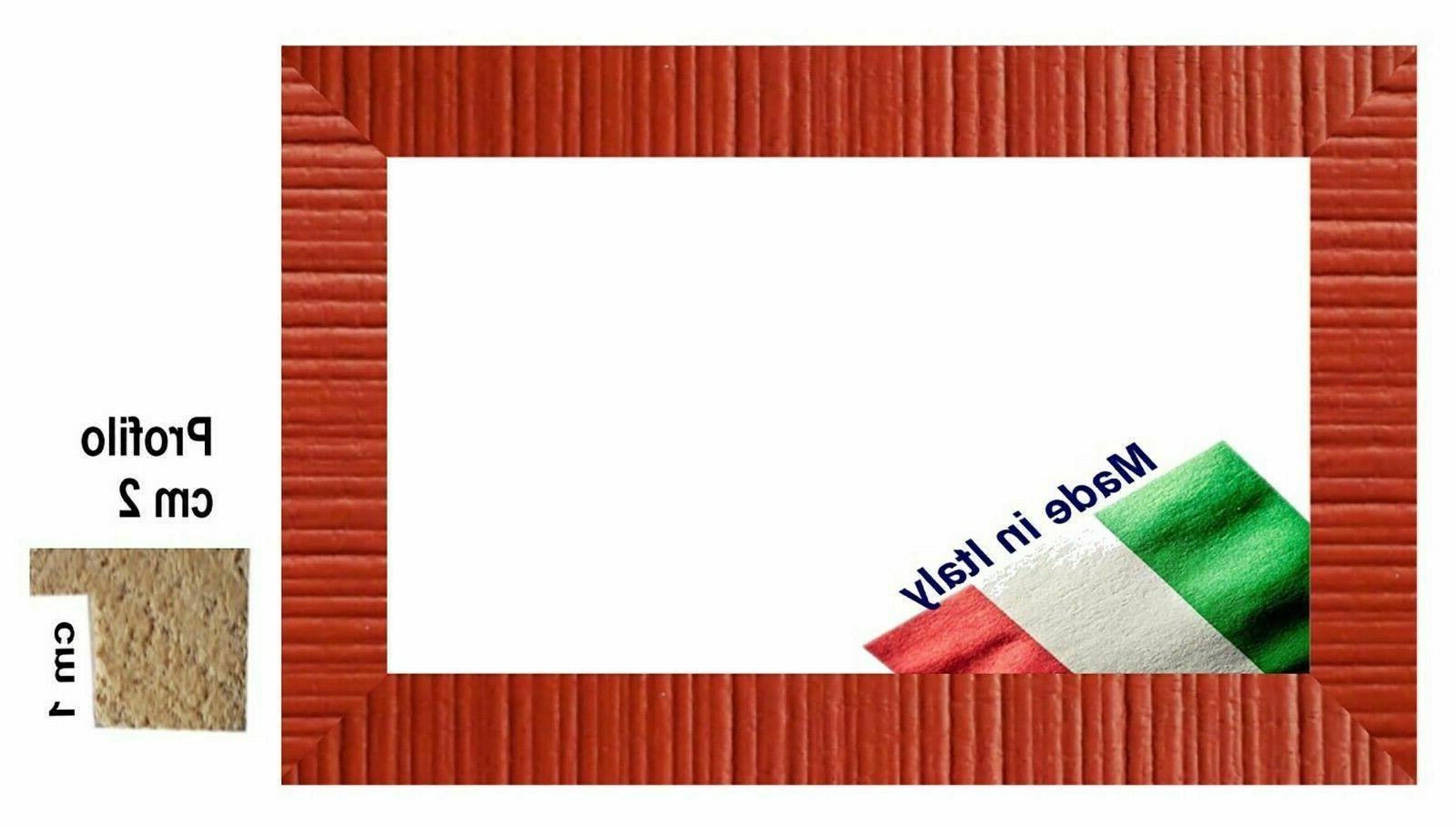 cornice in legno rossa mattone intagliata x