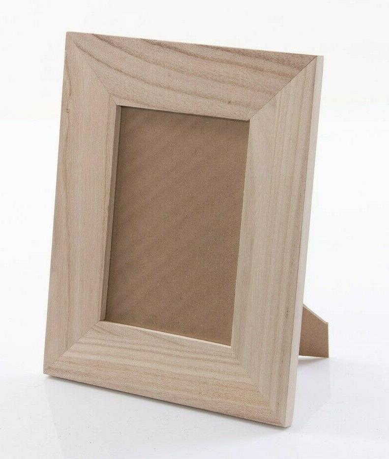 cornice legno grezzo decoupage mosaico portafoto vetro