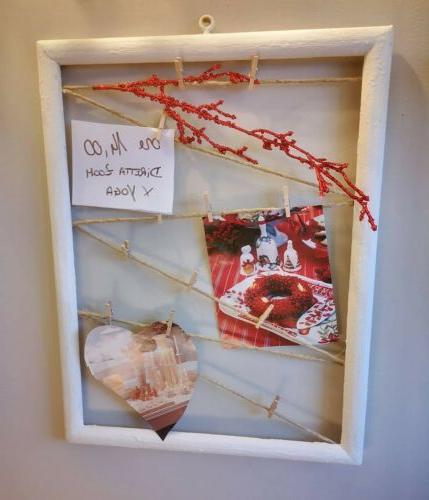 cornice legno vintage organizer per appendere
