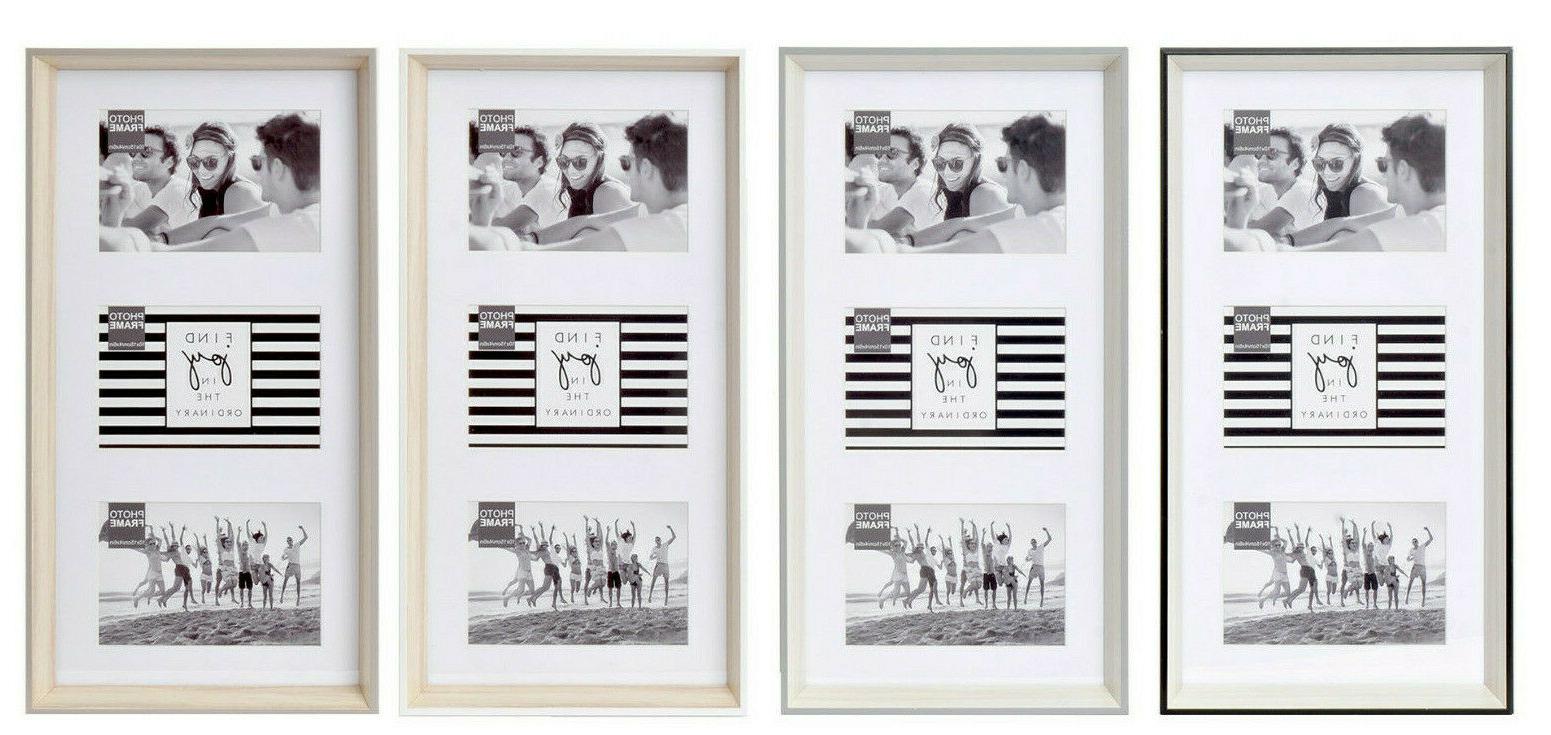 cornice multifoto in legno classica