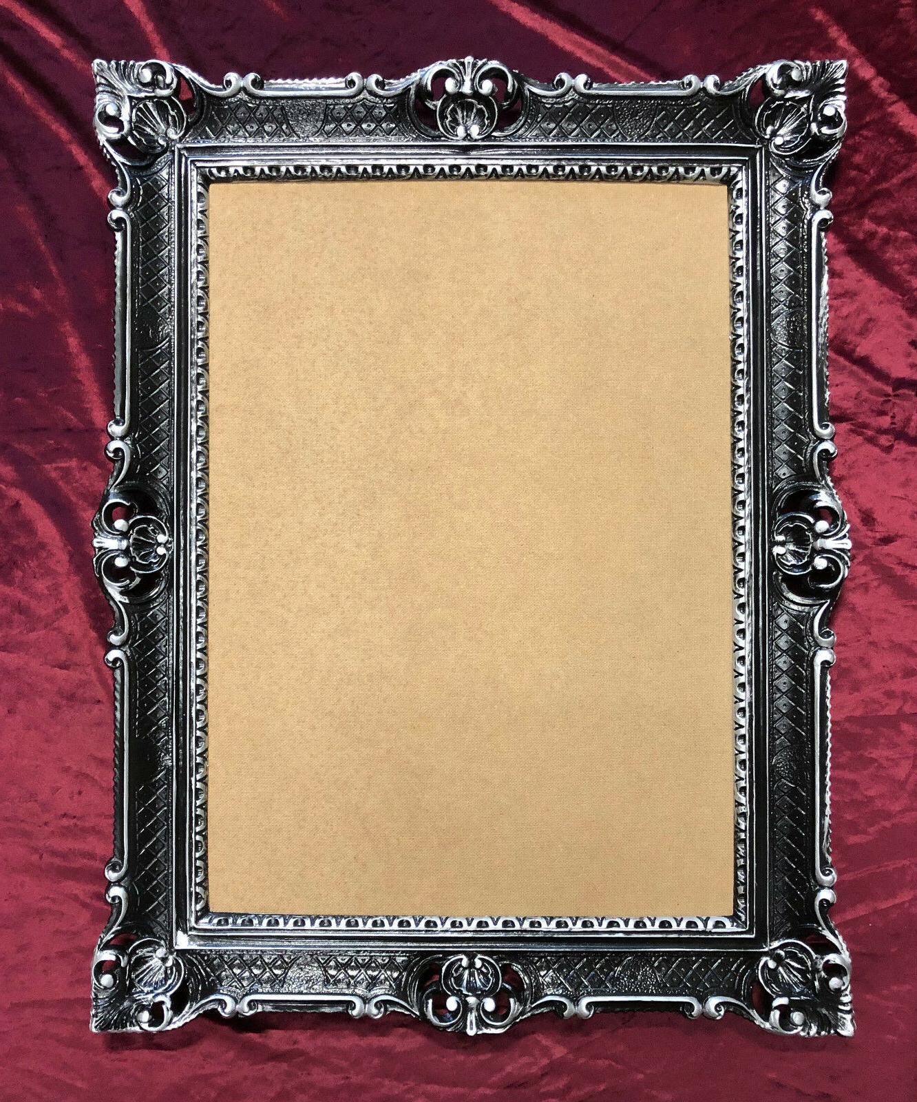 cornice nozze nero argento antico barocco rococo