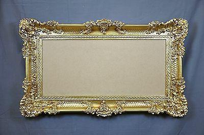 cornice oro grande dorata stile barocco finto