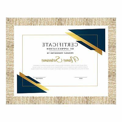 cornice per attestati pergamene diplomi prince oro