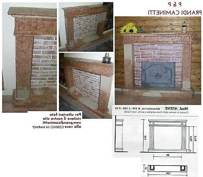 cornice per camino mod atene in marmo