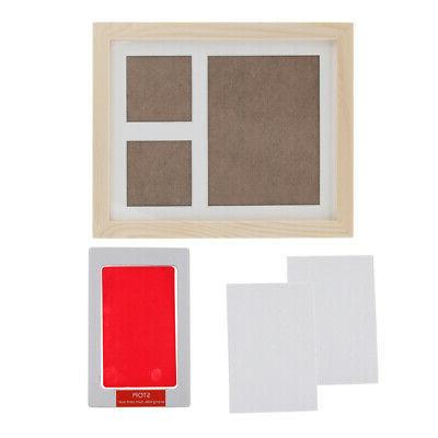 cornice per foto in legno grezzo kit