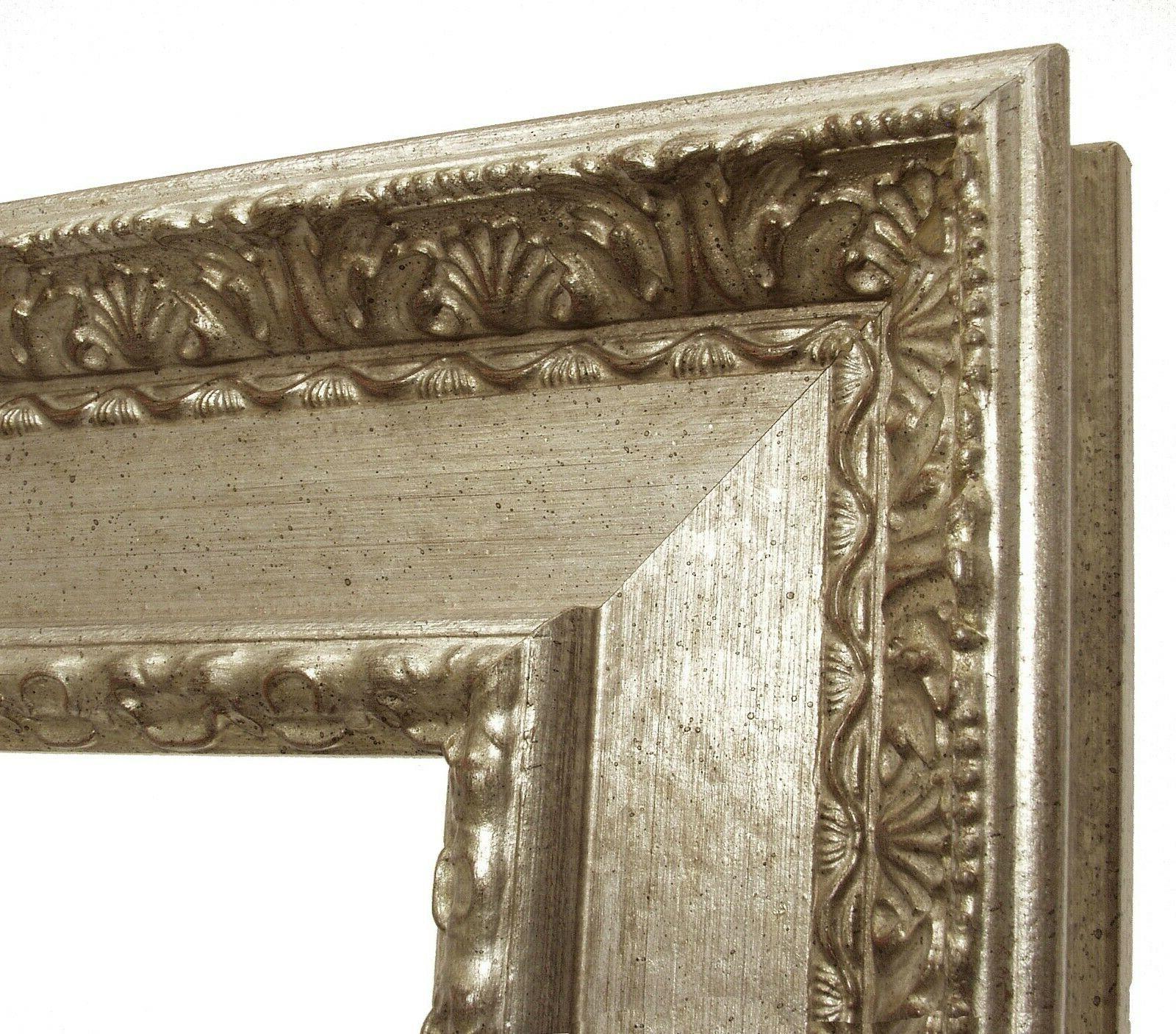cornice per quadro in argento foglia in