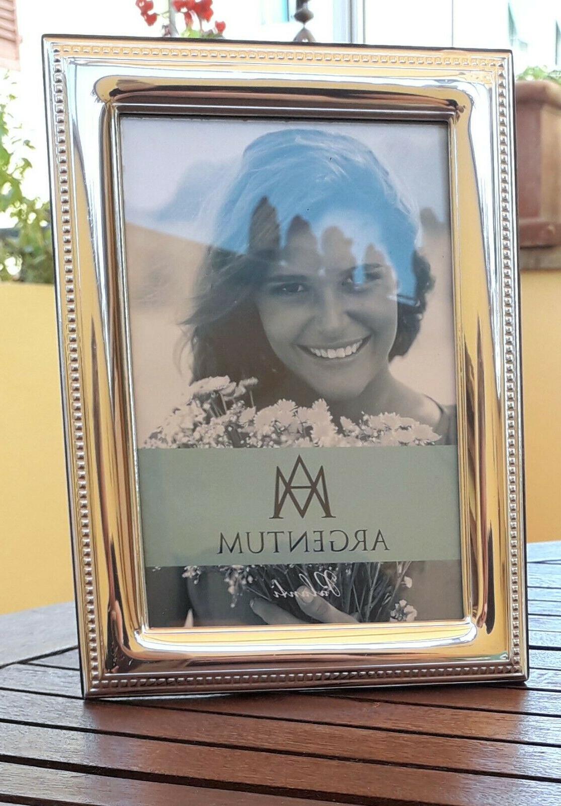 cornice portafoto argento mis int 10x15 retro