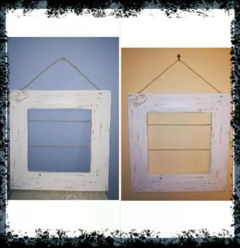 cornice portafoto fotografie family da parete shabby