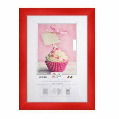 cornice portafoto in legno da parete rainbow