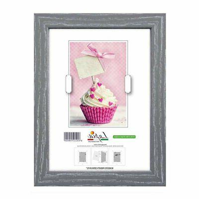 cornice portafoto in legno da parete shabby