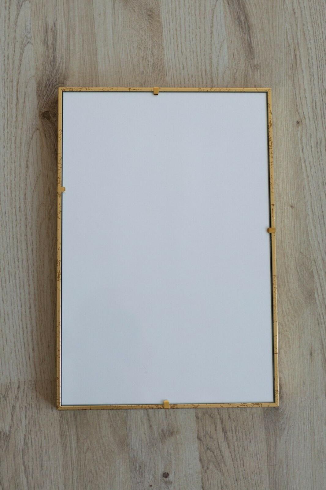 cornice portafoto in legno oro antico da