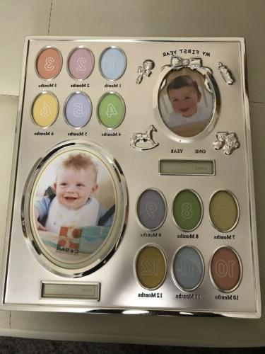 cornice portafoto multipla per bambini primo anno