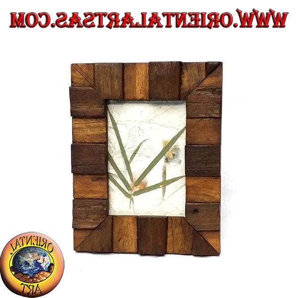 cornice portafoto piccola in legno di teak