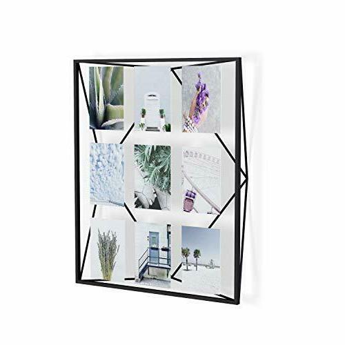 cornice portafoto prisma metallo nero