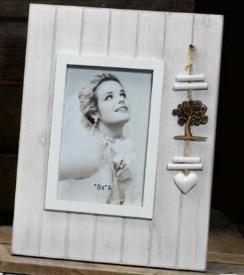 cornice portafoto shabby chic con albero della