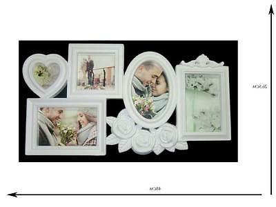 cornice portafoto shabby chic provenzale con 5